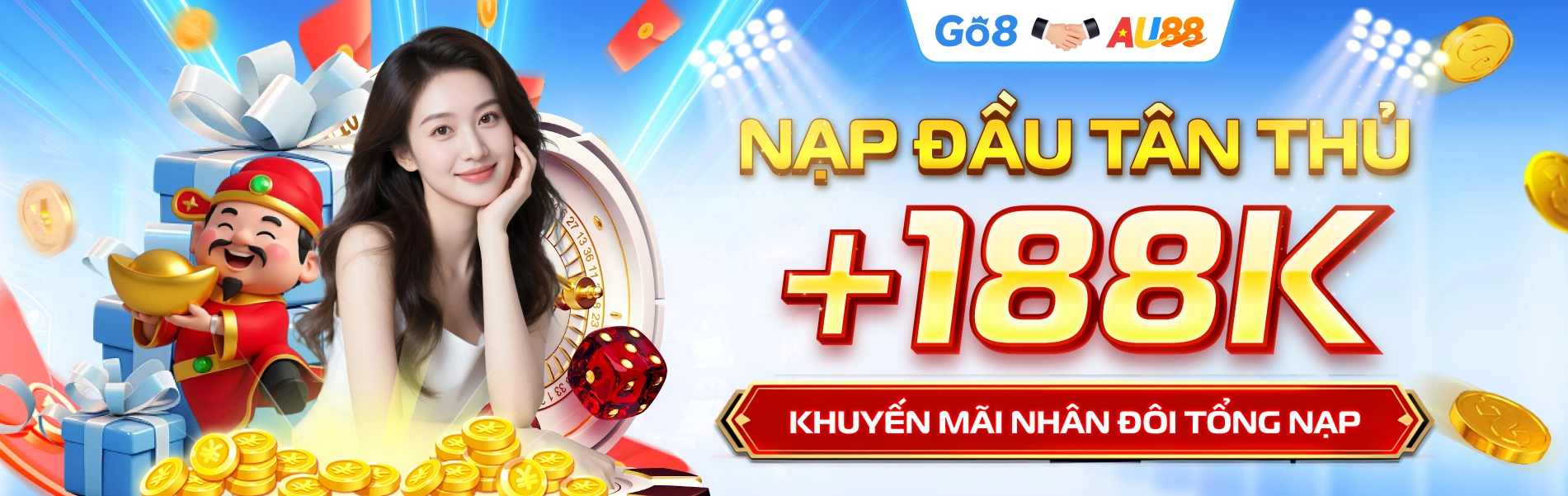khuyến mãi cho tân thủ +188k